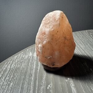 Himalayan Natural Salt Lamp - Orange Health Spiritual Detox Missing Lamp Rock On